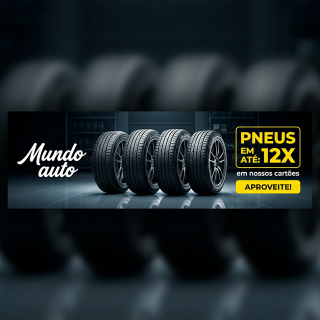 Pneus em até 12x nos cartões Carrefour